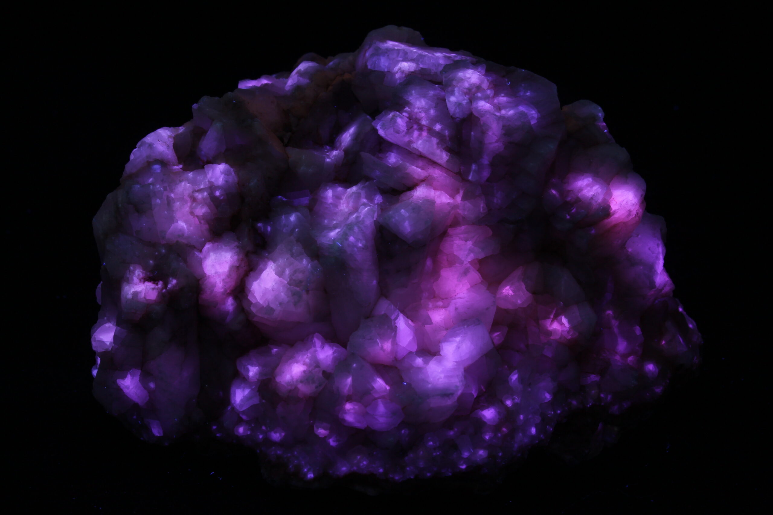 SOLD - Purplish Pink Under Long Wave - Terlingua Calcite & Other Cool Rocks